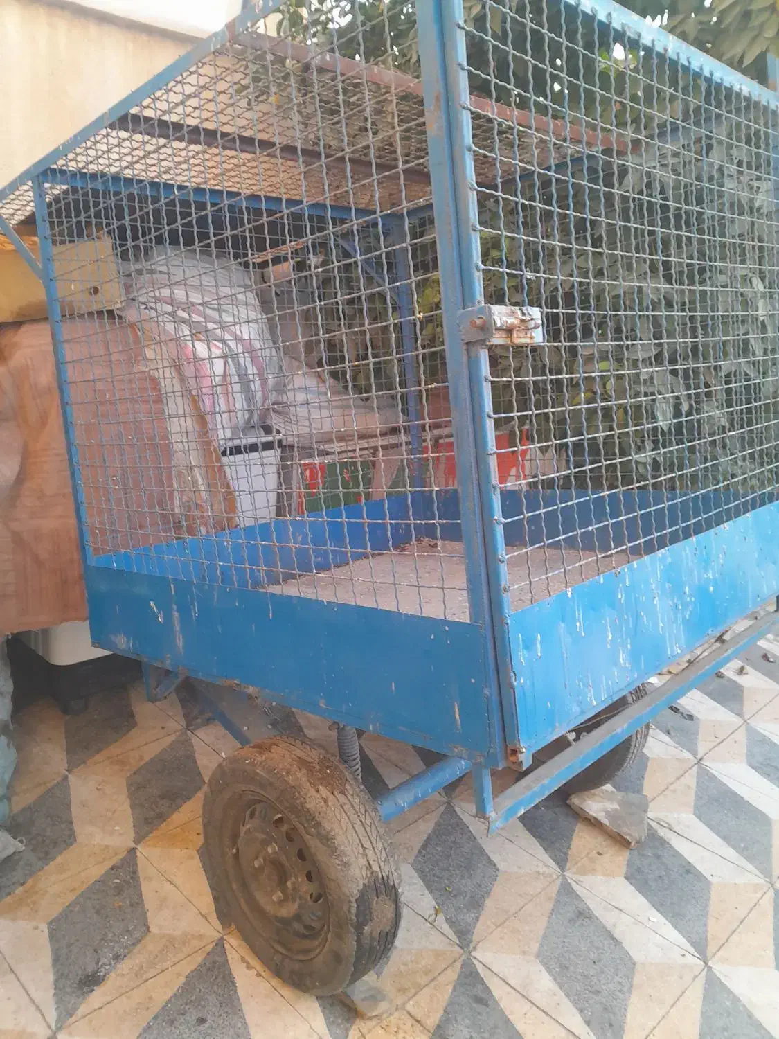 گاری سه چرخ پشت موتور|موتورسیکلت|شیراز, کوشک میدان|دیوار