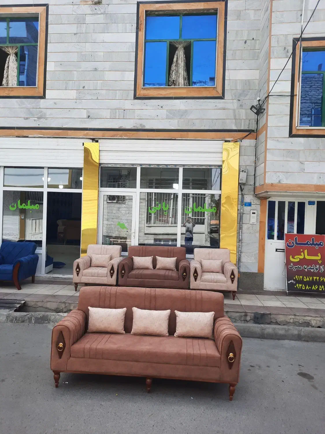 مبل۷نفره راحتی نیو اسکارلت|مبلمان خانگی و میز عسلی|قزوین, |دیوار