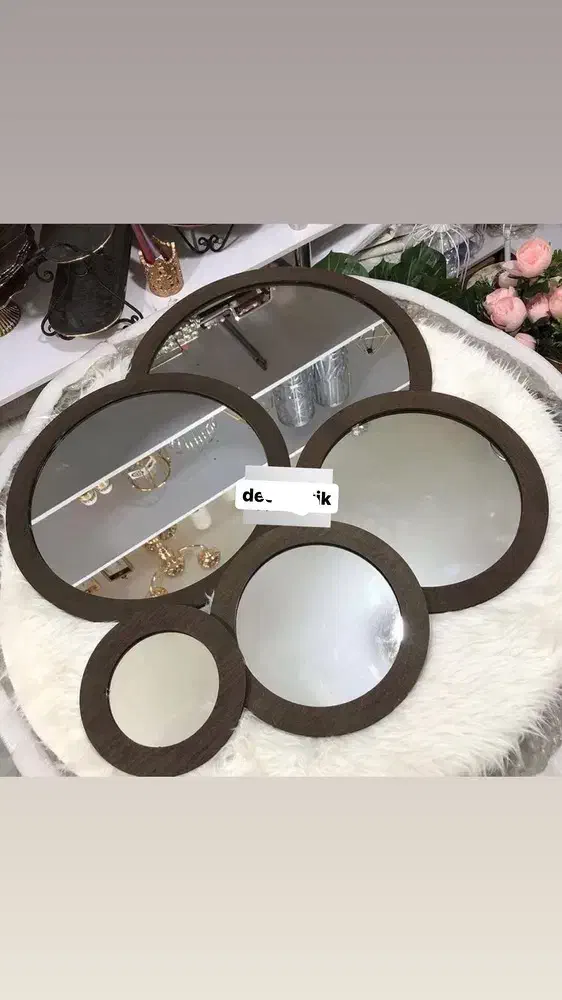 آینه دکوراتیو 5 تیکه|آینه|تبریز, |دیوار