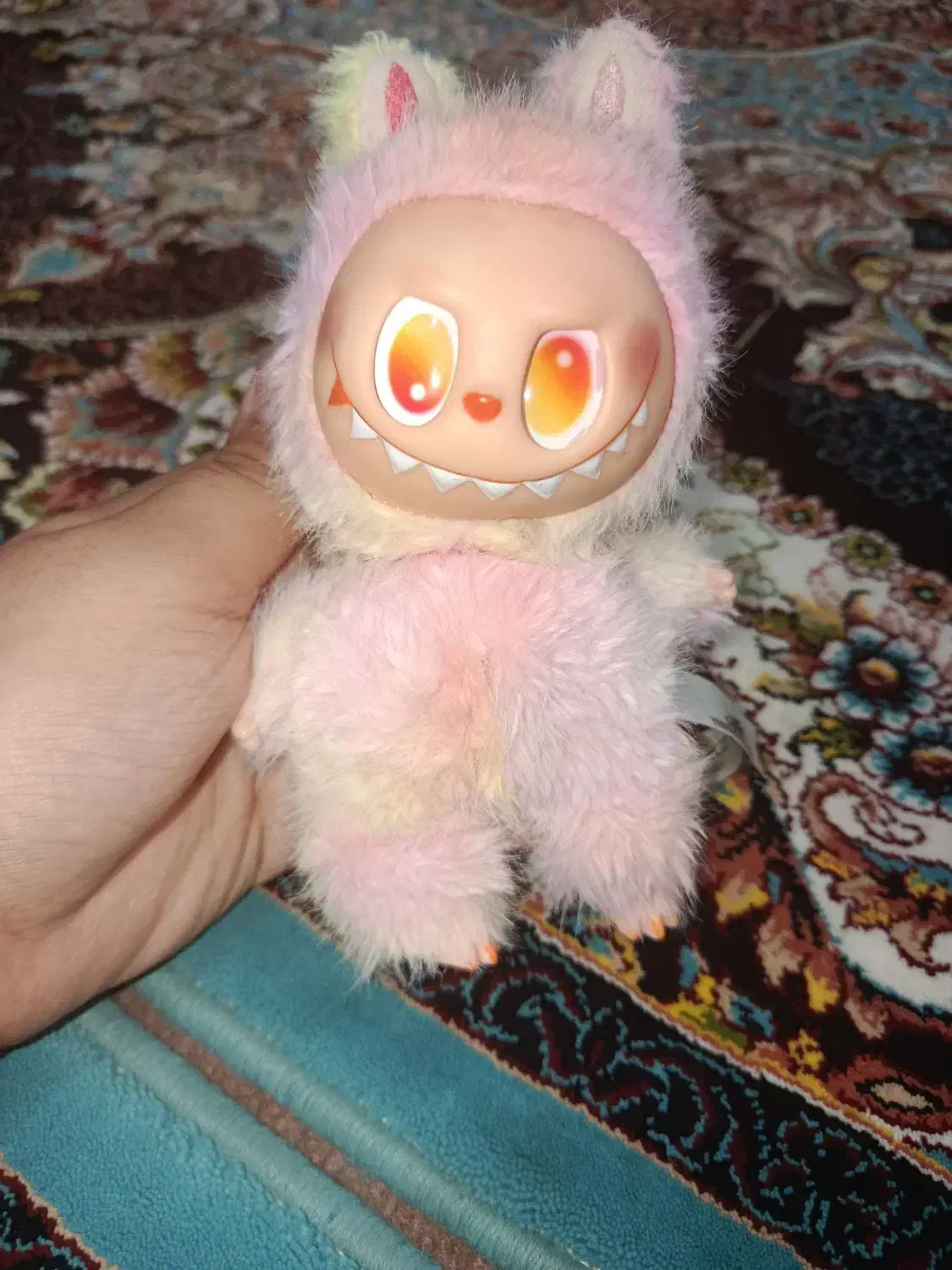 عروسک لبوبو رنگ صورتی|اسباب‌بازی بچه|آق قلا, |دیوار