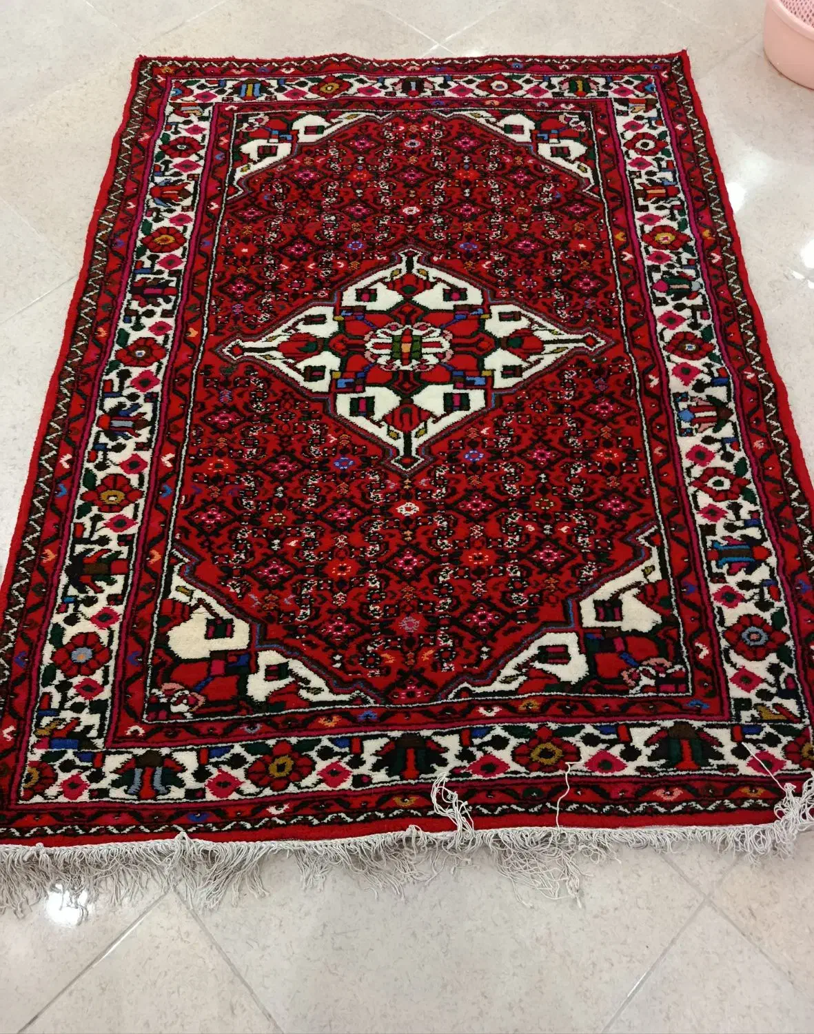 قالی دست باف  همدان|فرش|بندر گناوه, |دیوار