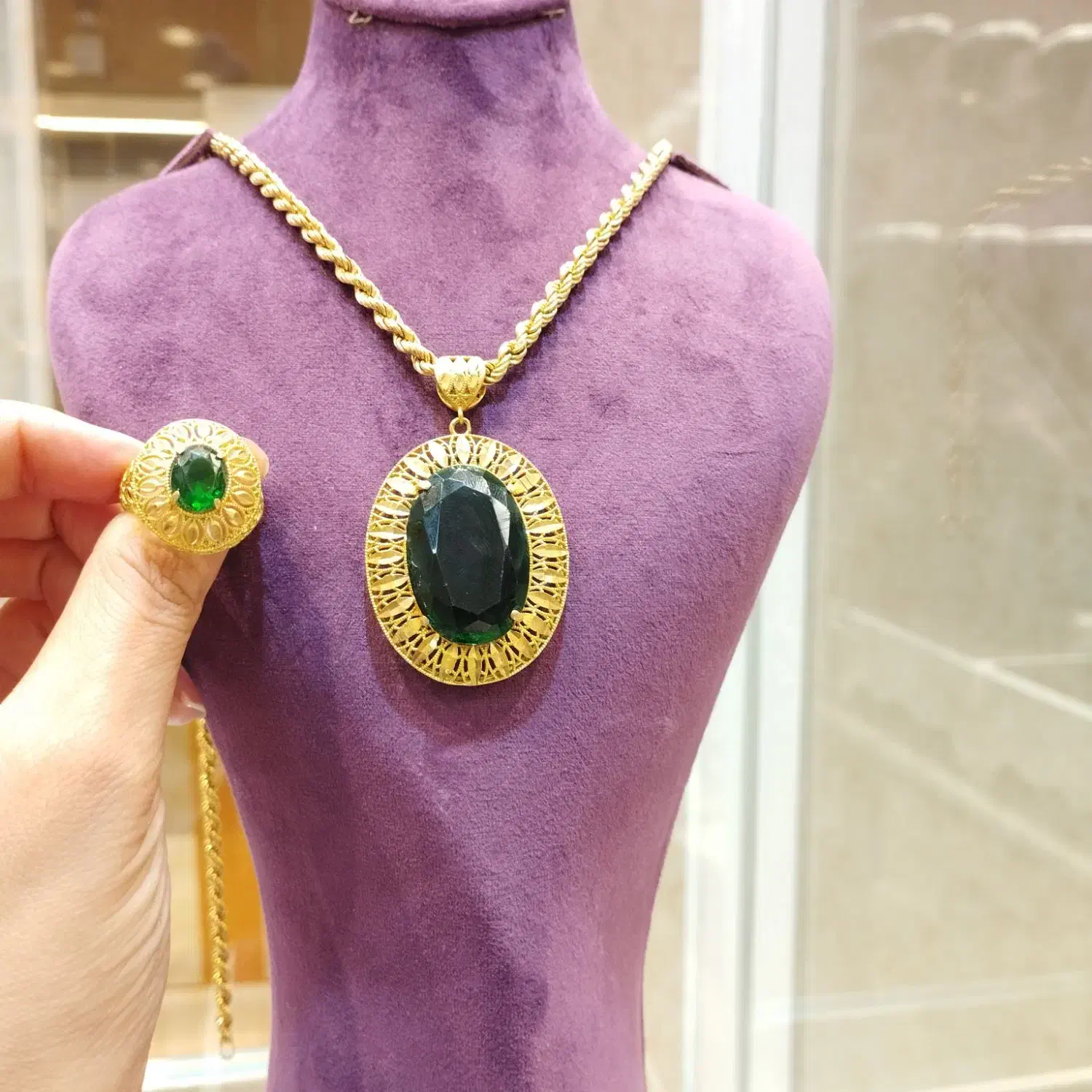 پلاک و انگشتر ست|جواهرات|اهواز, نادری|دیوار