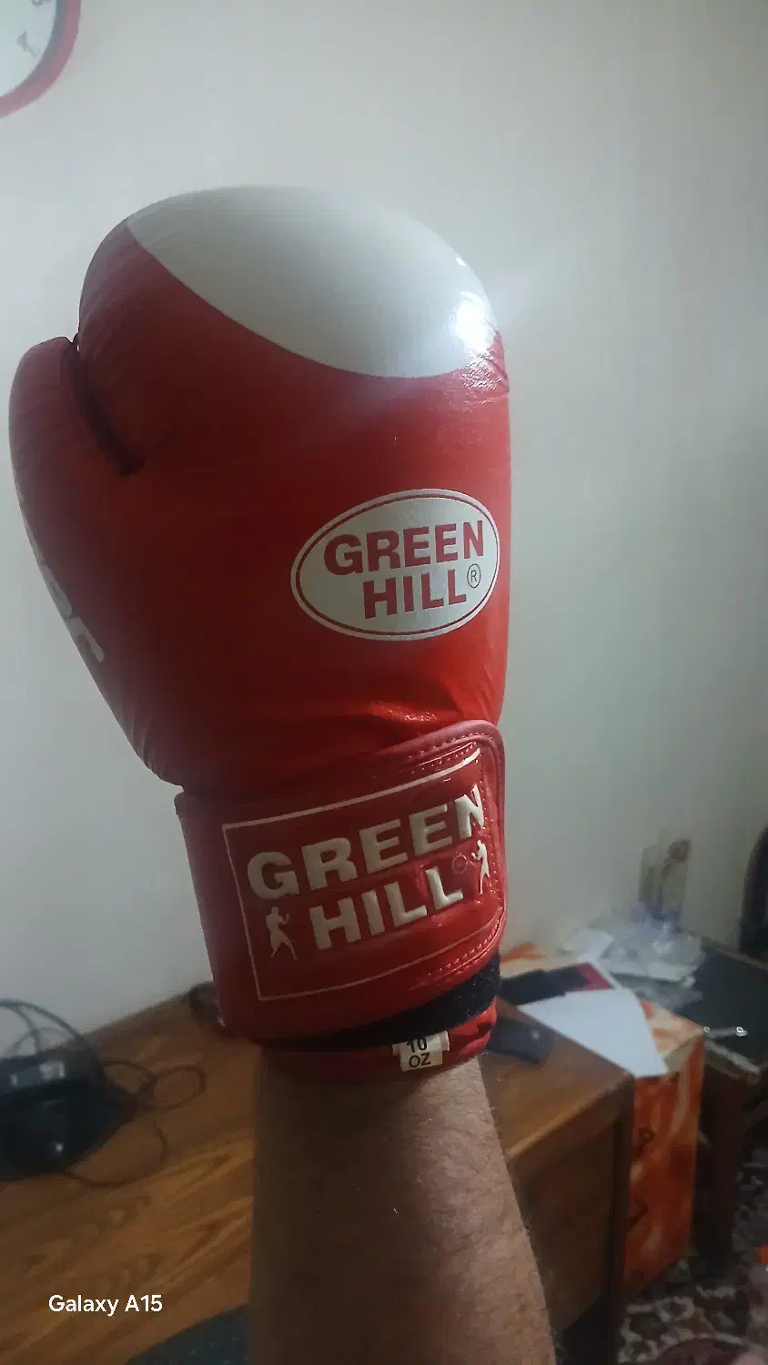 دستکش بوکس گرین هیل تمام چرم tiger سایز ۱۰|تجهیزات ورزشی|قزوین, |دیوار