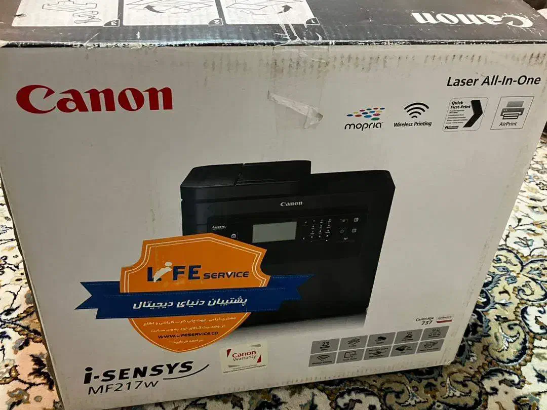پرینتر چندکاره لیزری کانن مدل i-SENSYS MF217w|پرینتر، اسکنر، کپی، فکس|تهران, سیمای ایران|دیوار