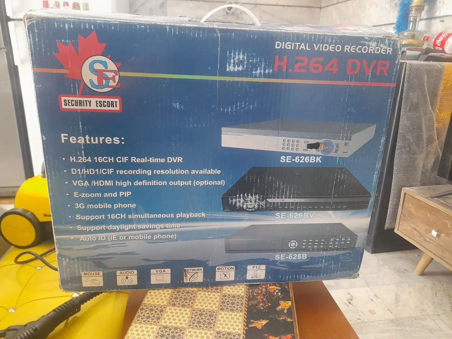 دستگاه dvr|دوربین مداربسته|چهارباغ, |دیوار