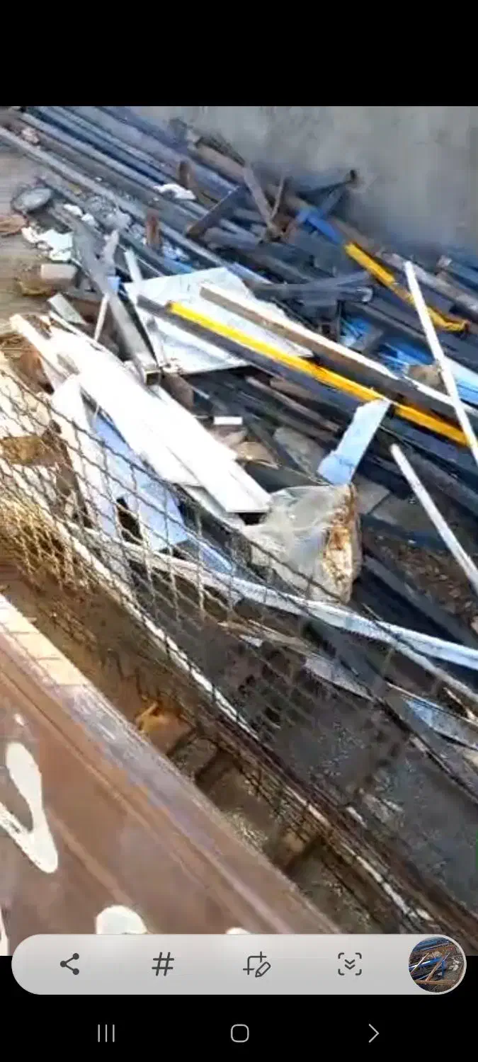 قوطی ونبشی وسقف فلزی سفید وابریز|مصالح و تجهیزات ساختمان|شاندیز, |دیوار