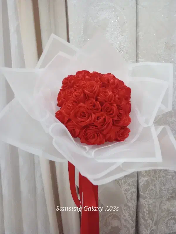 گل روبانی|گل مصنوعی|آبیک, |دیوار