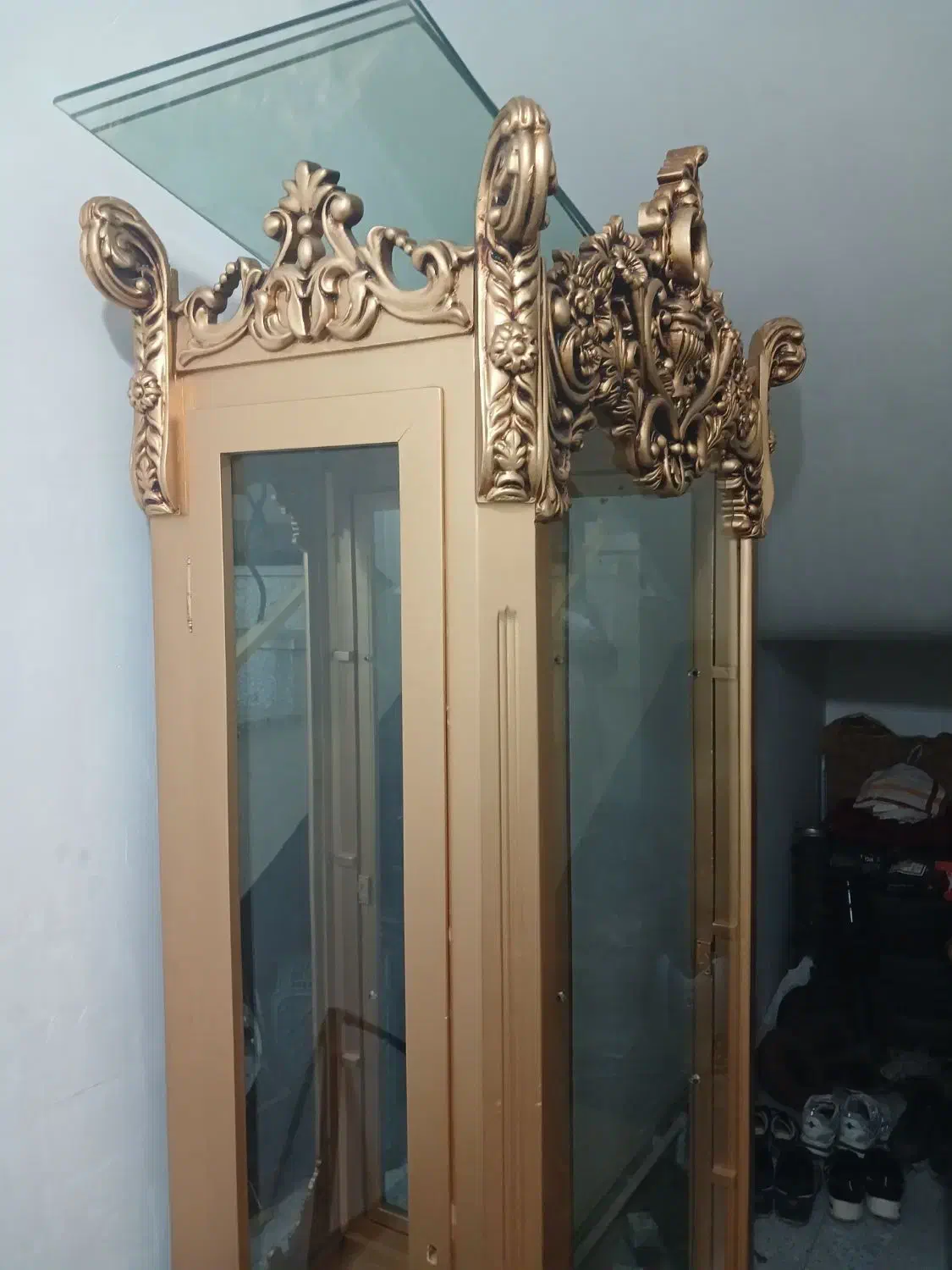 بوفه چوبی در حد نو|بوفه، ویترین، کنسول|اسکو, |دیوار