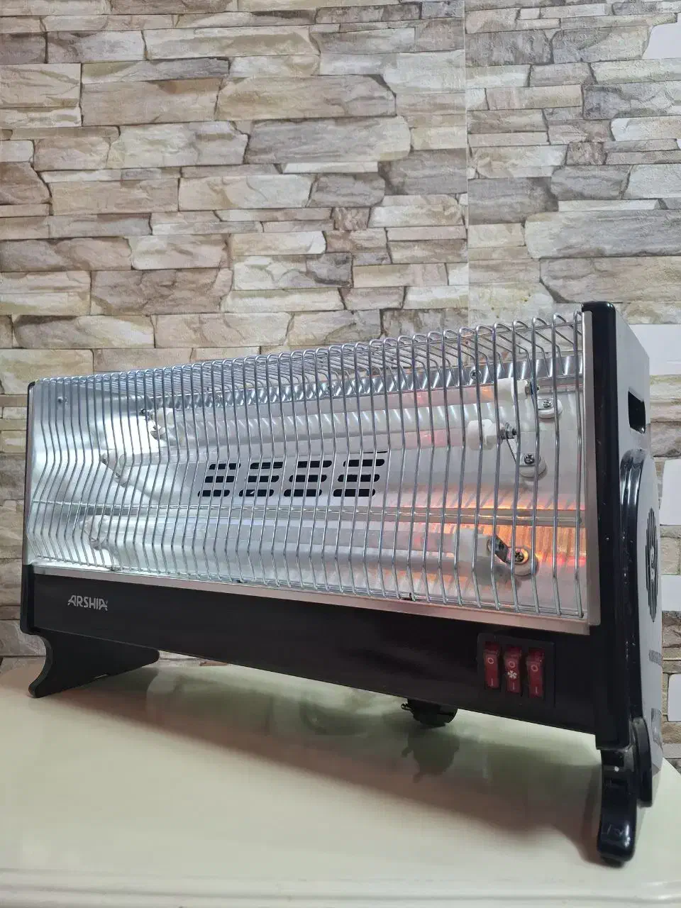 بخاری برقی ارشیا|بخاری، هیتر، شومینه|کهک, |دیوار