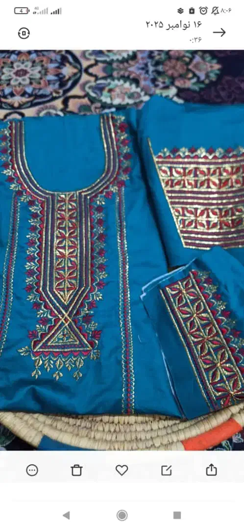 گلدوزی نفیس|لباس|رودان, |دیوار