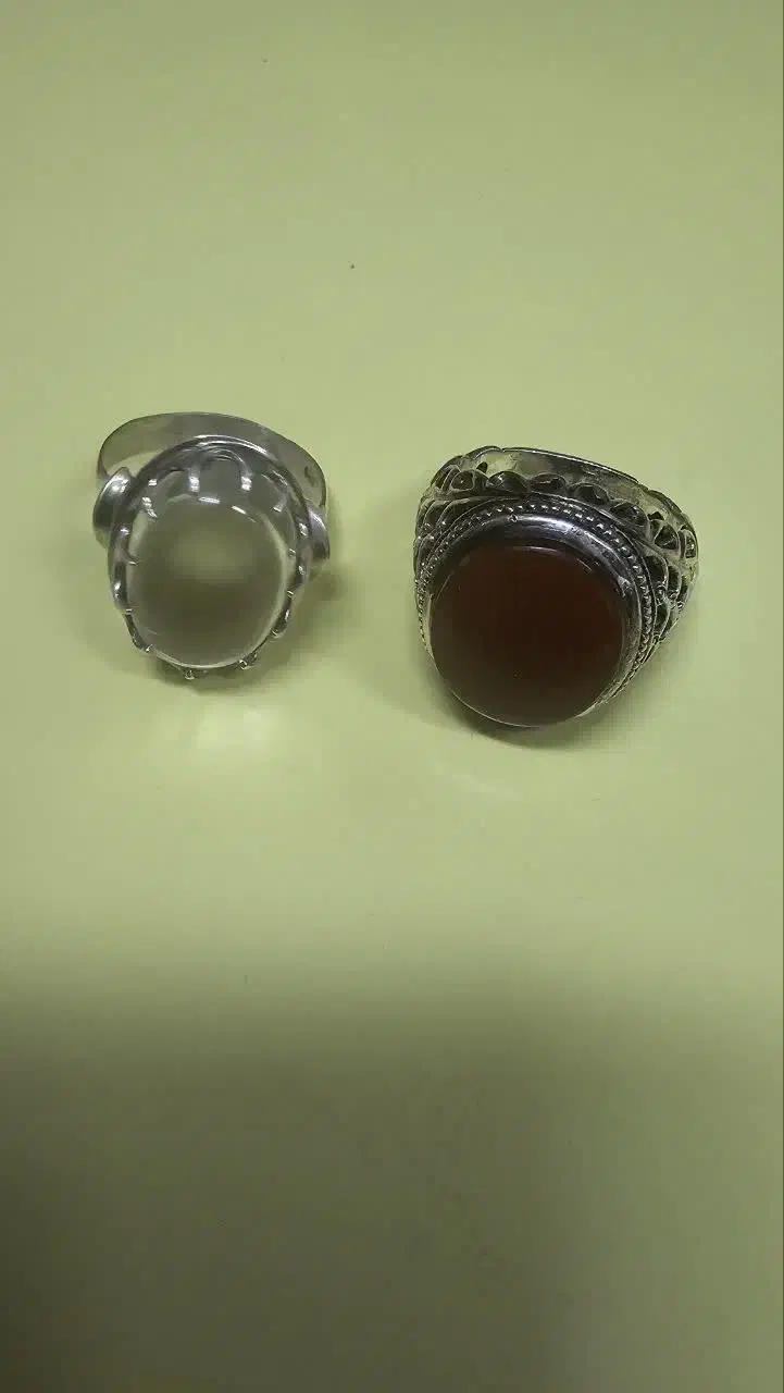 انگشتر عقیق یمنی و در نجف|جواهرات|قم, بلوار امین و ساحلی|دیوار