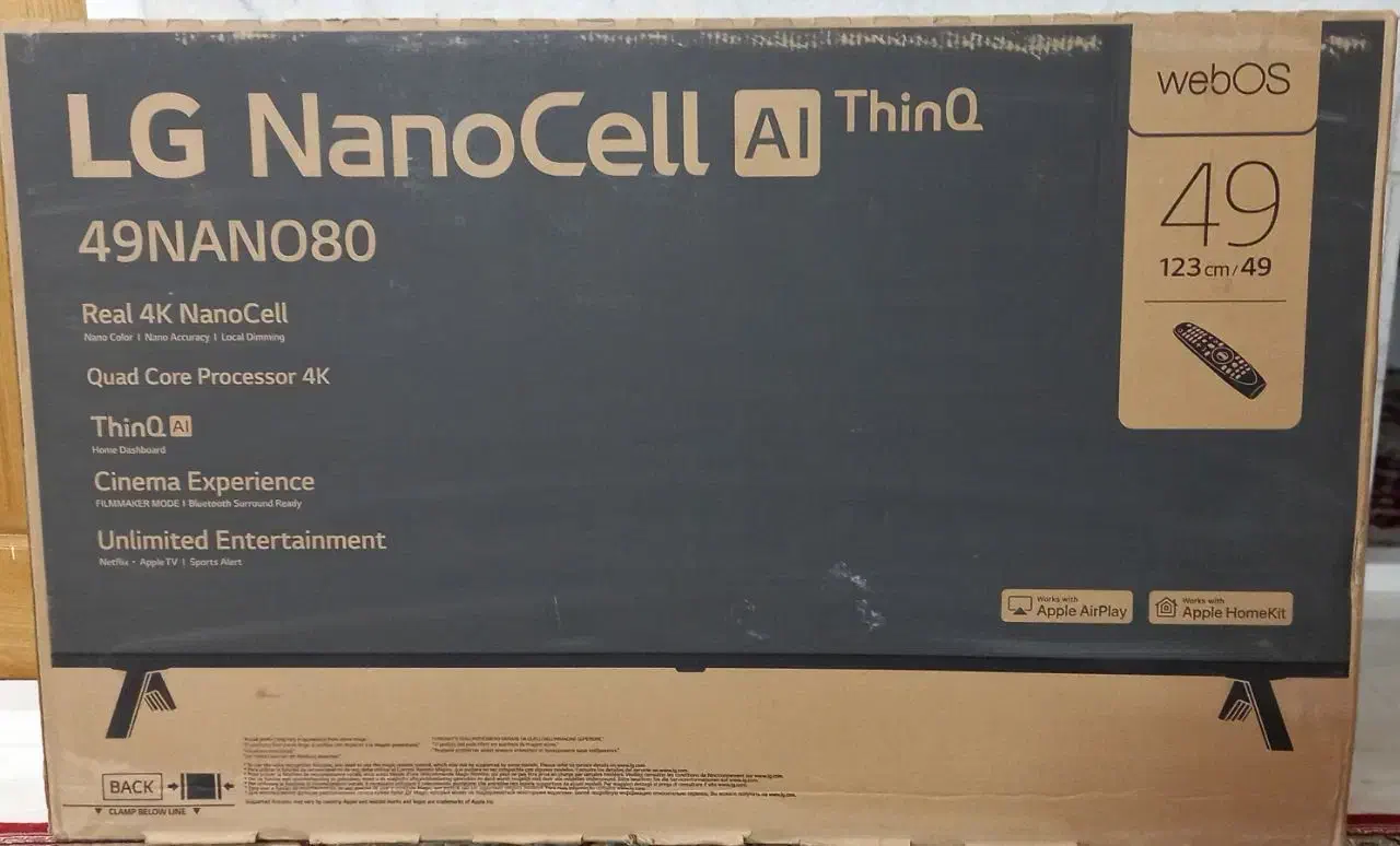 تلویزیون ال جی LG NanoCell 49NANO80 آکبند|تلویزیون و پروژکتور|یزد, |دیوار