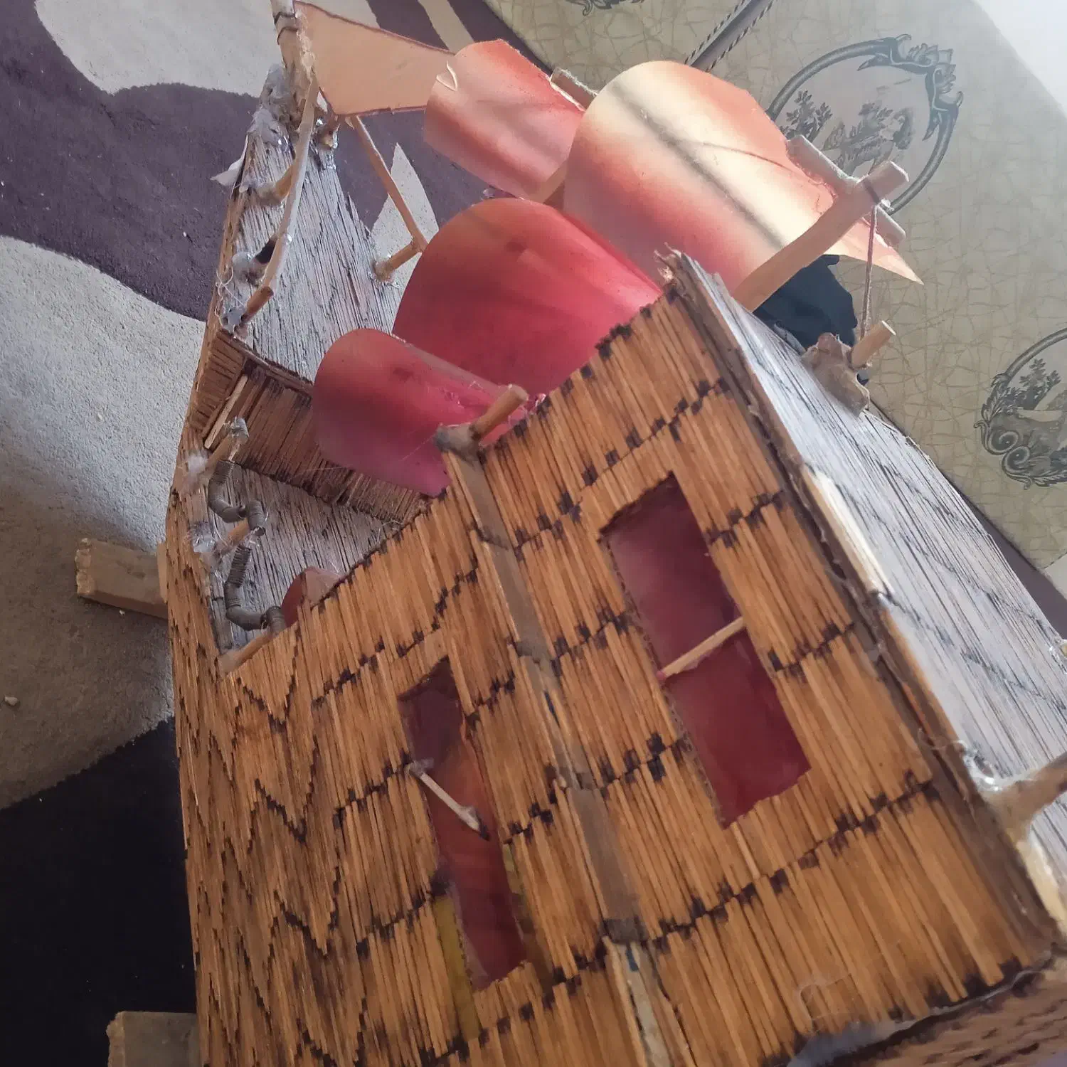 کشتی تزیینی چوبی|کلکسیون و سرگرمی|خرمآباد, |دیوار