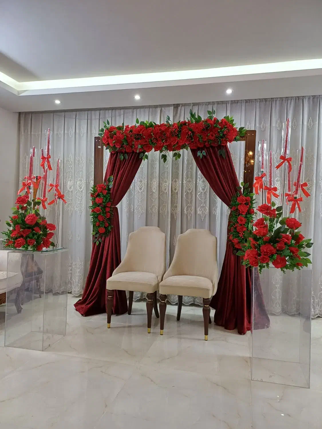 گل ارایی دکور نامزدی ودکورشب یلدا ( روز مادر )|خدمات پذیرایی، مراسم|اصفهان, هفتون|دیوار