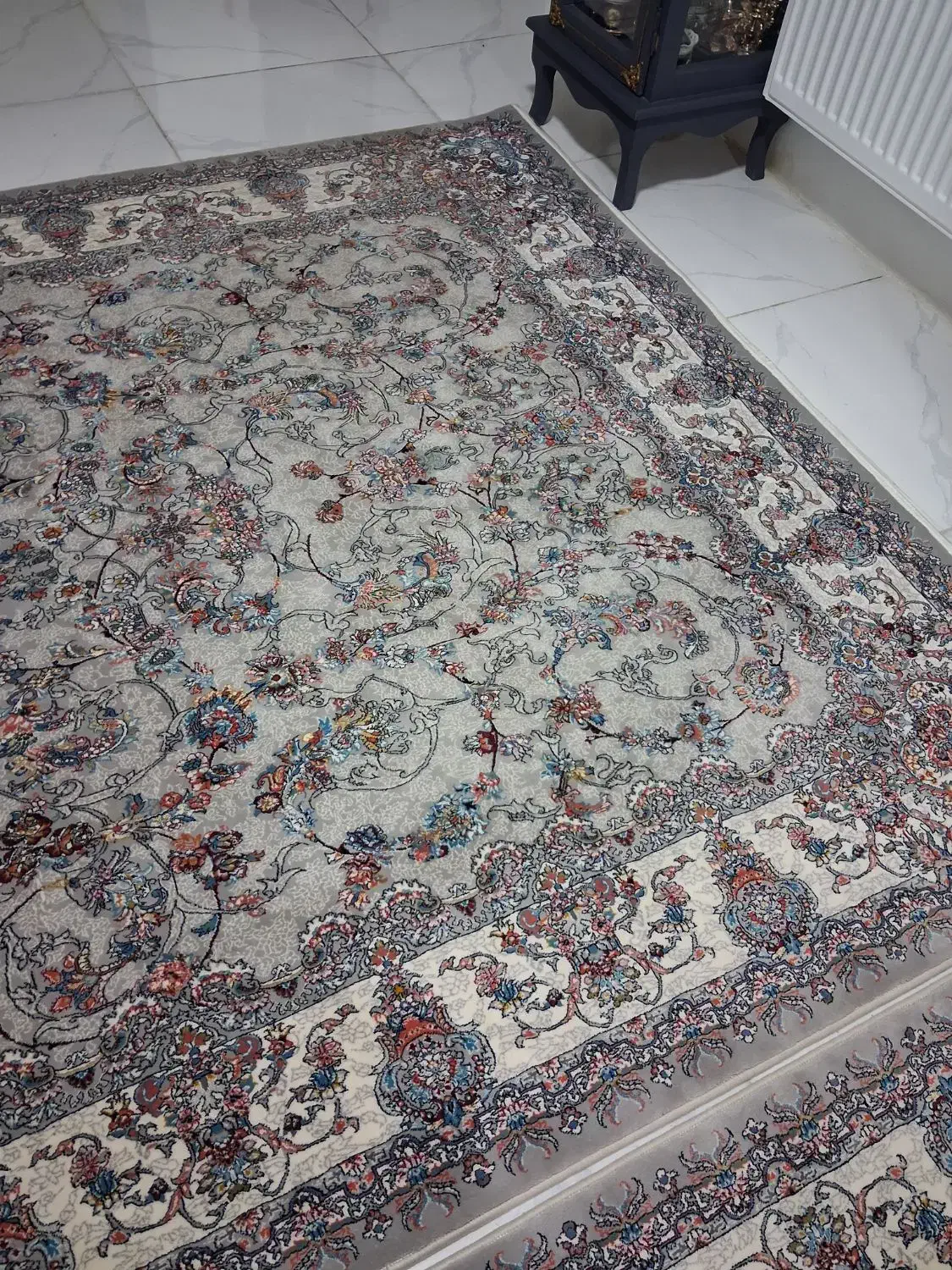 ۴ عدد فرش ۶متری طوسی رنگ|فرش|کرمانشاه, |دیوار