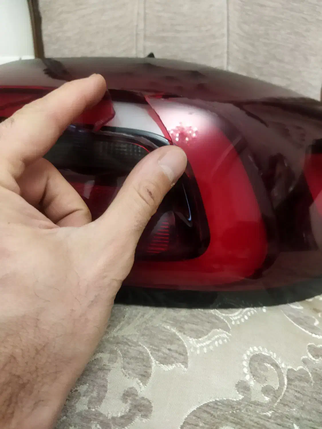 خطر عقب تیگو روی گلگیر|قطعات یدکی و لوازم جانبی|ری, علایین|دیوار