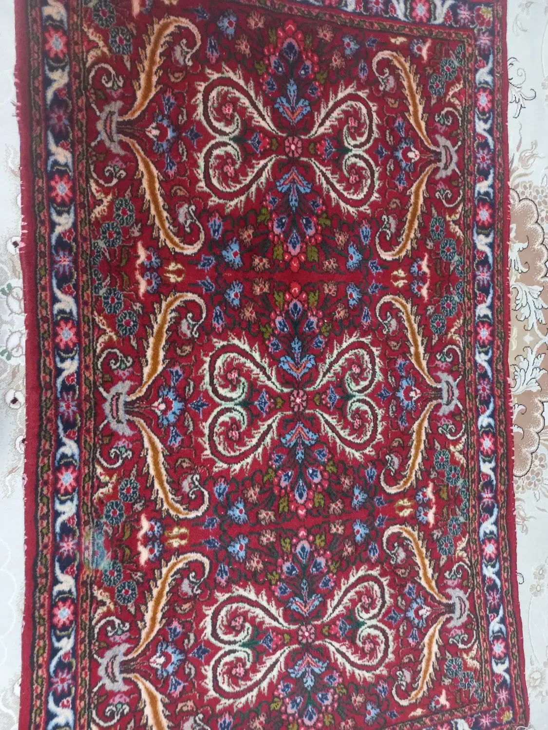 فرش کناره دست بافت|فرش|همدان, |دیوار