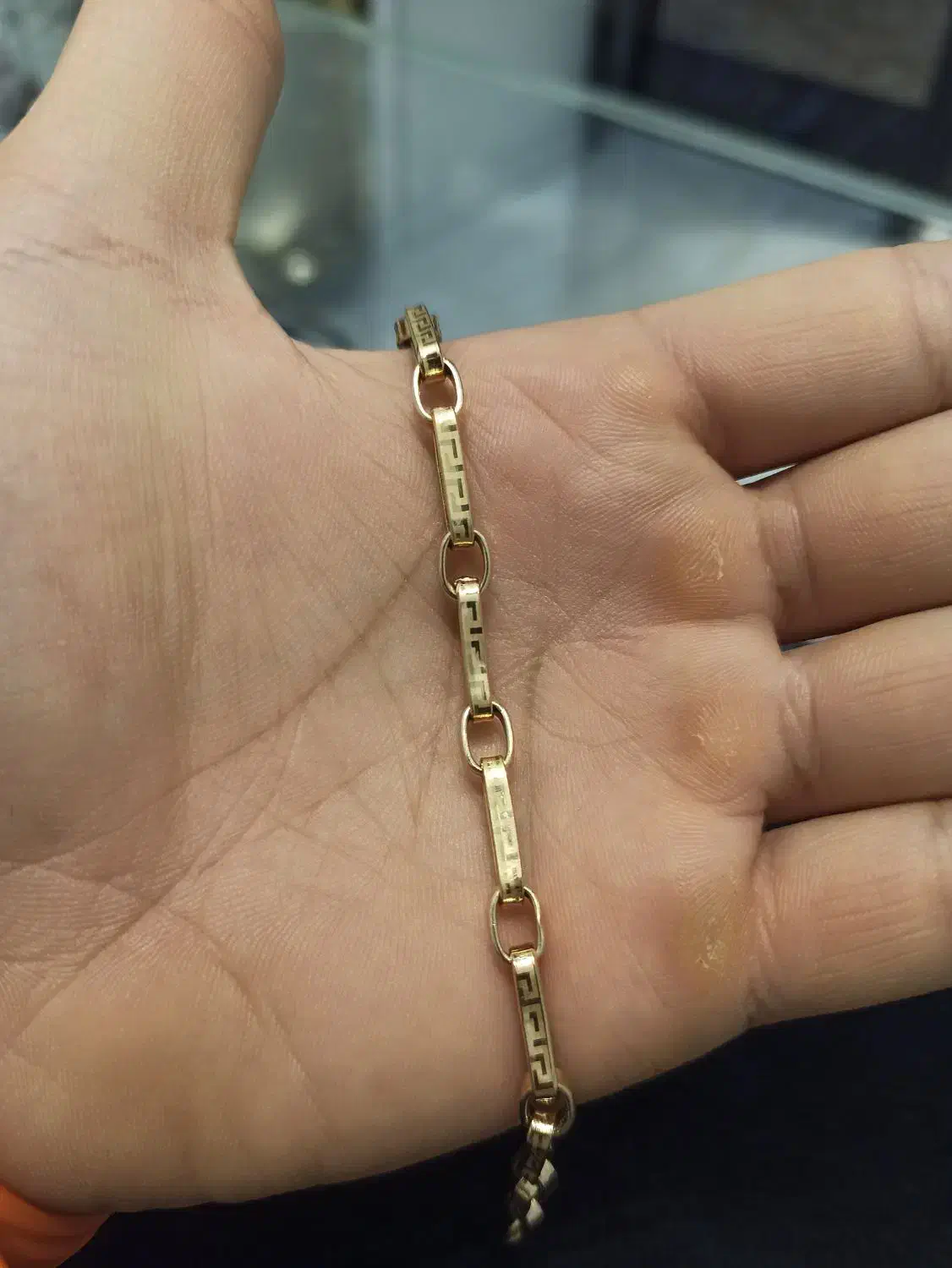 دستبند طلا ورساچ 4/84grm|جواهرات|بندرعباس, |دیوار