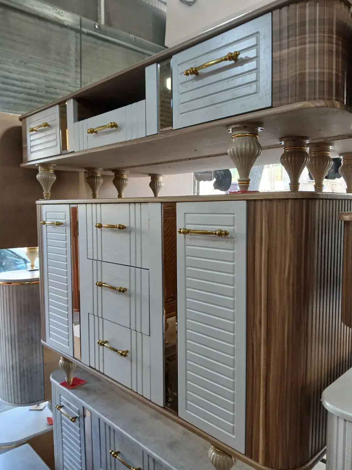 میز تلویزیون کنسول آینه جاکفشی MDF وکیوم|میز تلویزیون|پرند, فاز ۰|دیوار