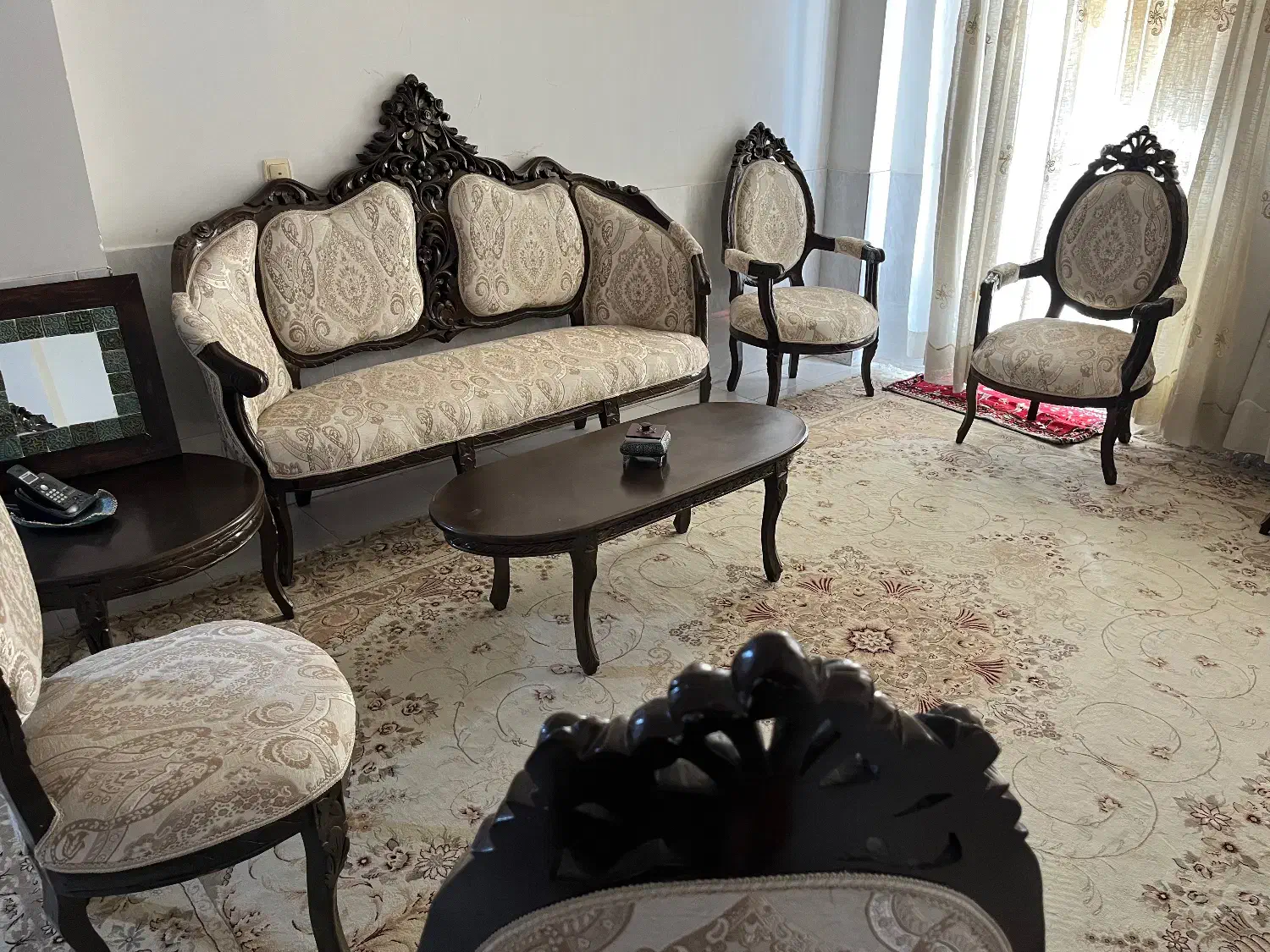 مبل سلطنتی|مبلمان خانگی و میز عسلی|شهرکرد, |دیوار