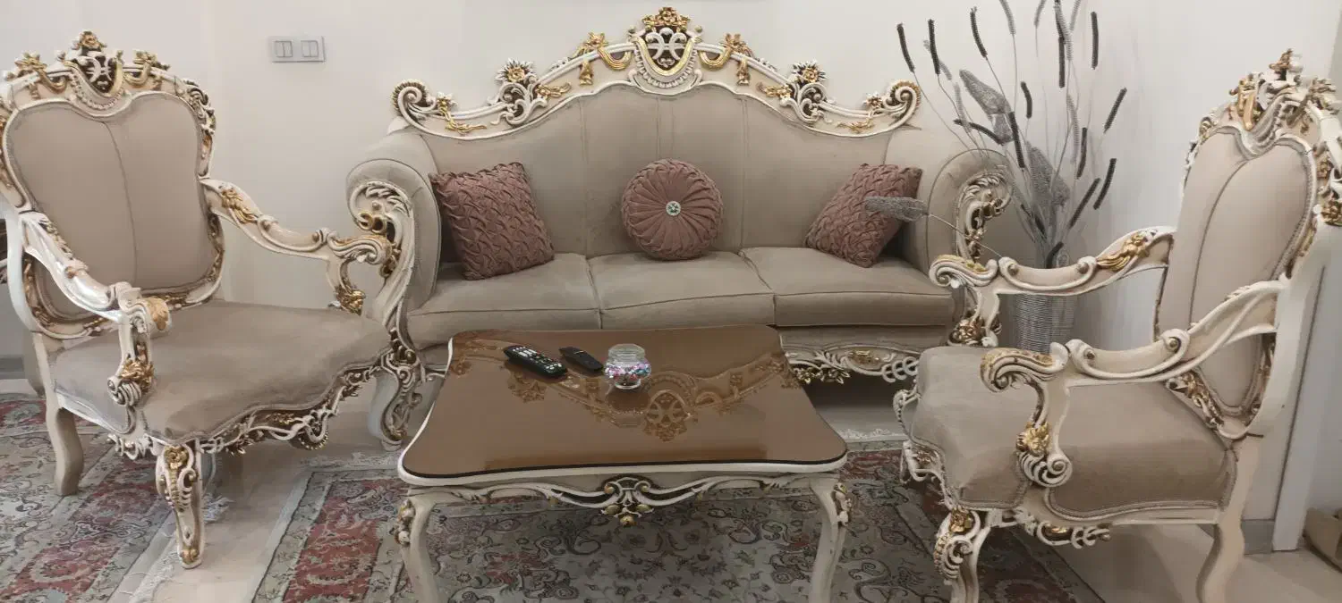 مبل ۹نفر استیل|مبلمان خانگی و میز عسلی|تهران, ایران|دیوار