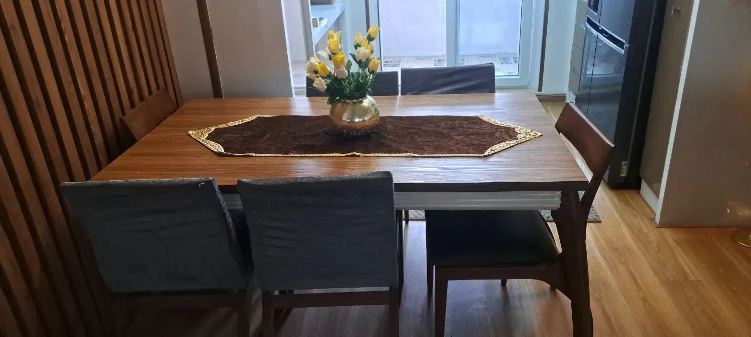 میز غذا خوری|میز و صندلی غذاخوری|گنبد کاووس, |دیوار