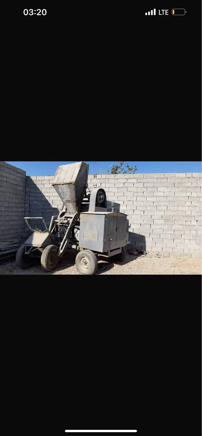 خلاطه نو (بتن ریزی)|ماشین‌آلات صنعتی|بهبهان, |دیوار