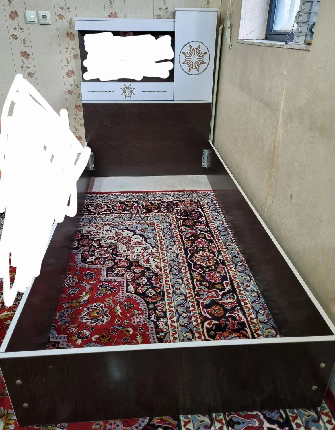 ۲تخت یک نفره|تخت و سرویس خواب|قم, باجک دو|دیوار