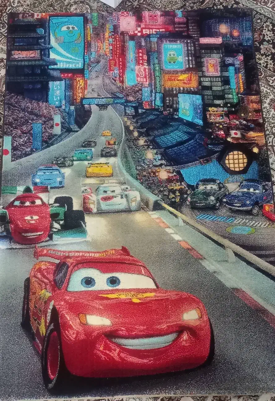 یک تخته فرش فانتزی|فرش|تهران, خاک سفید|دیوار