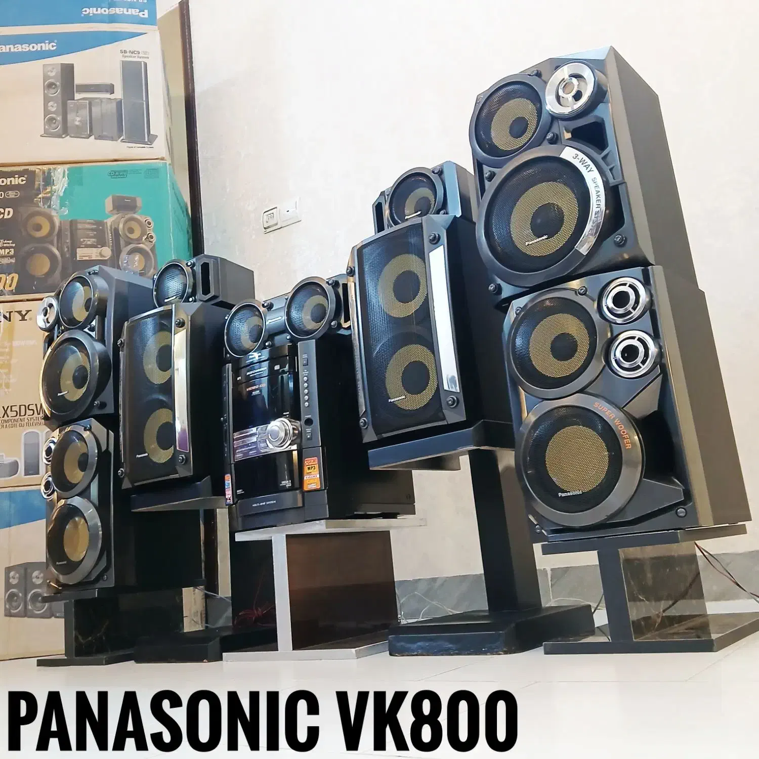 Panasonic vk800|سیستم صوتی خانگی|اسلام‌شهر, شهرک قائمیه|دیوار
