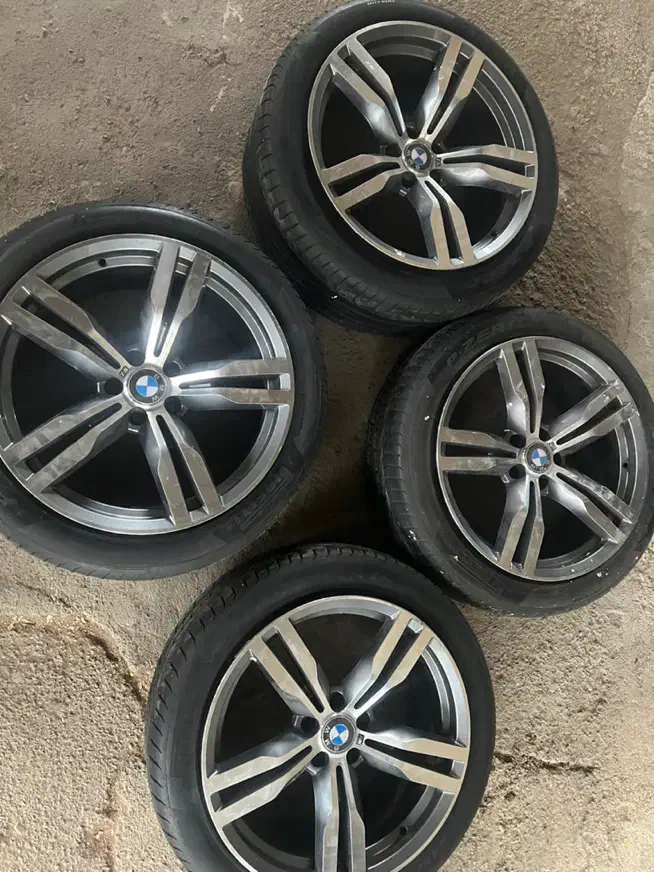 رینگ و لاستیک ب.ام.و مدل 730 فاق بلند|قطعات یدکی و لوازم جانبی|تهران, محمودیه|دیوار