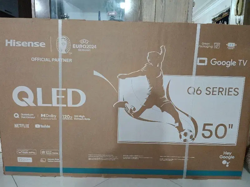 تلویزیون 50 هایسنس QLED Q6N(120hz)|تلویزیون و پروژکتور|مشهد, حجاب (شهرک غرب)|دیوار