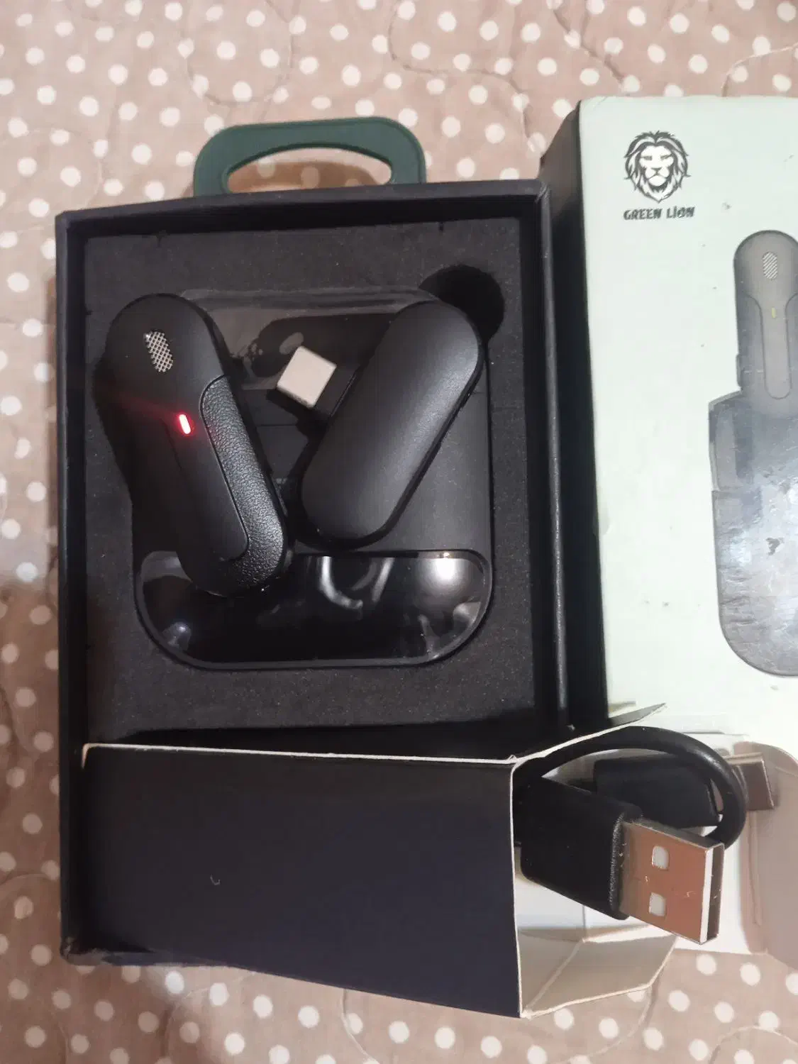 فروش میکروفن wireless GREEN LION(یقه ای)|صوتی و تصویری|کیش, |دیوار