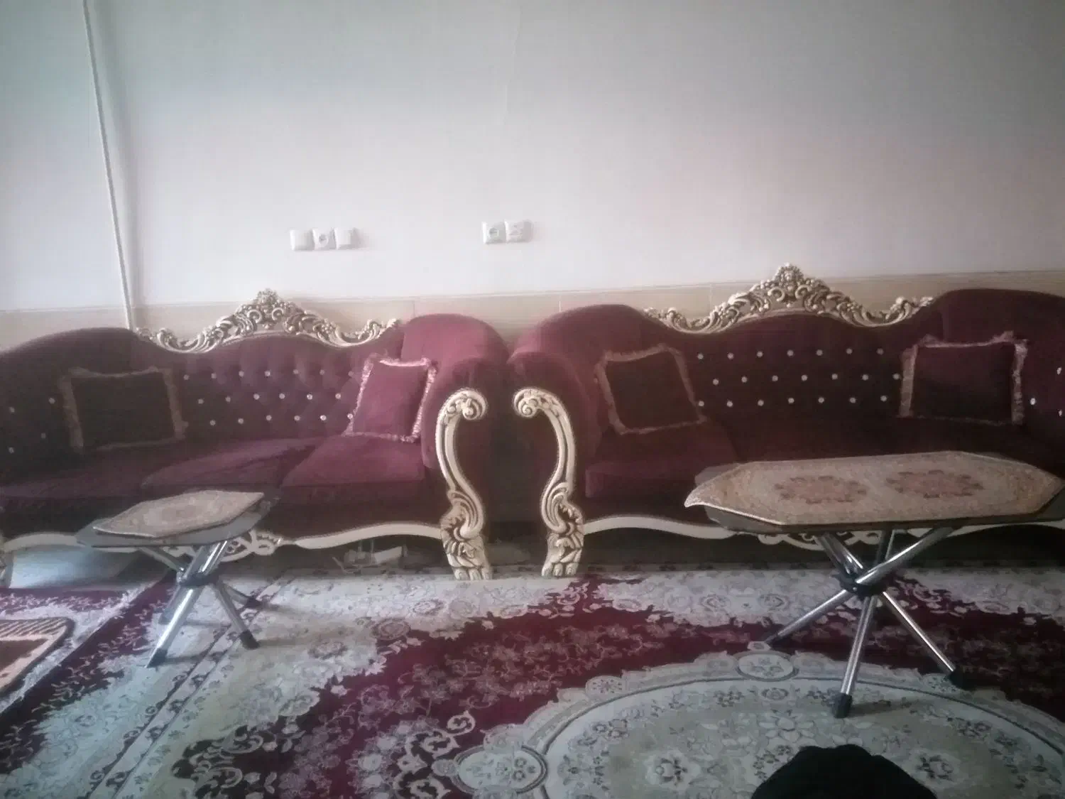 مبل  8نفره|مبلمان خانگی و میز عسلی|اصفهان, حصه جنوبی|دیوار