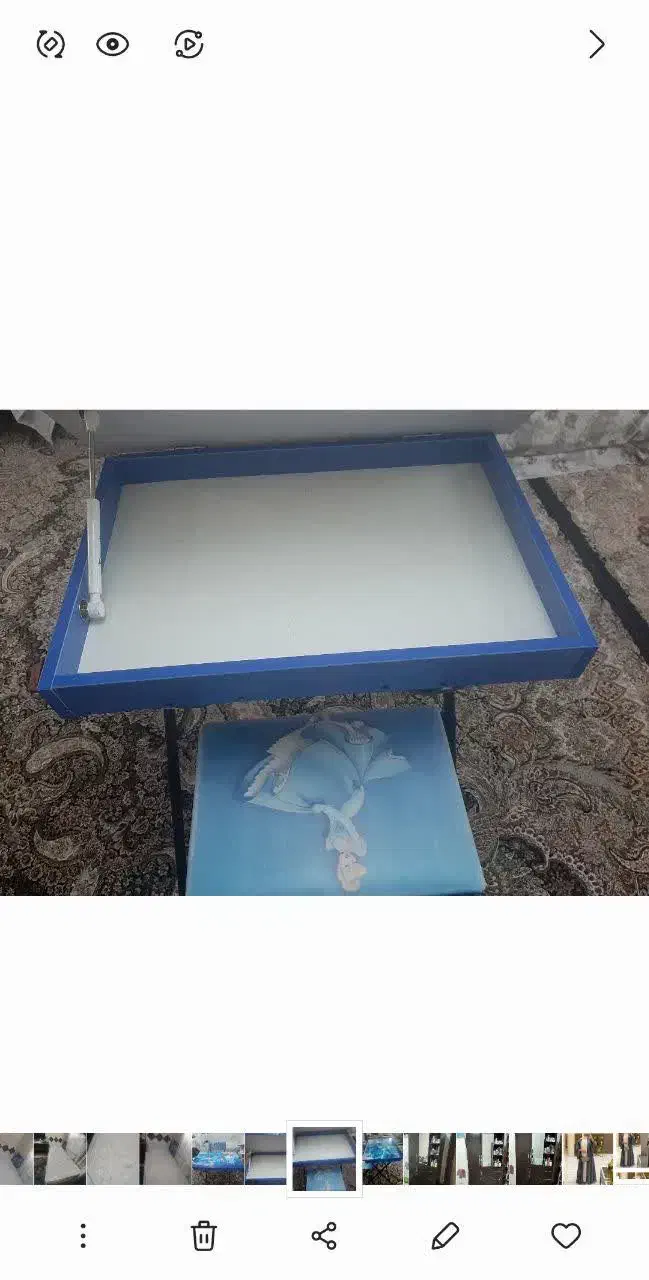 میز تحریر تاشو  باکسدار طرح فروزن|میز تحریر و کامپیوتر|تهران, شهرک ولیعصر شمالی|دیوار