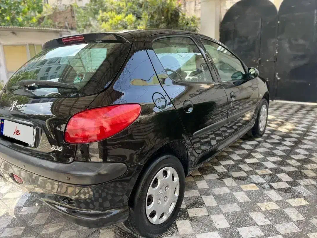 پژو ۲۰۶ تیپ ۳ مدل ۱۳۸۶  استثنایی|خودرو سواری و وانت|ساری, |دیوار