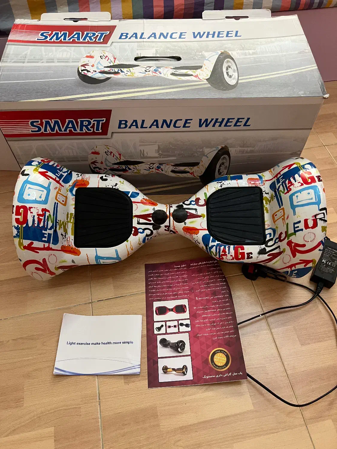 اسکوتر برقی  چراغ دار  اهنگ دارو بلوتوث خور|دوچرخه، اسکیت، اسکوتر|ساری, |دیوار