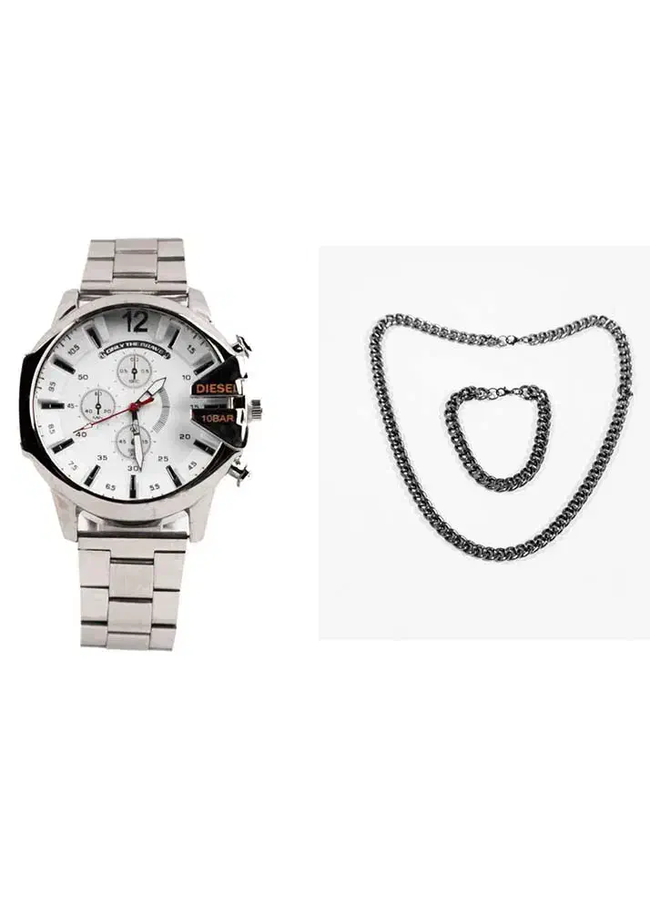 ست ساعت مچی مردانه نقره ای|ساعت|اشترینان, |دیوار