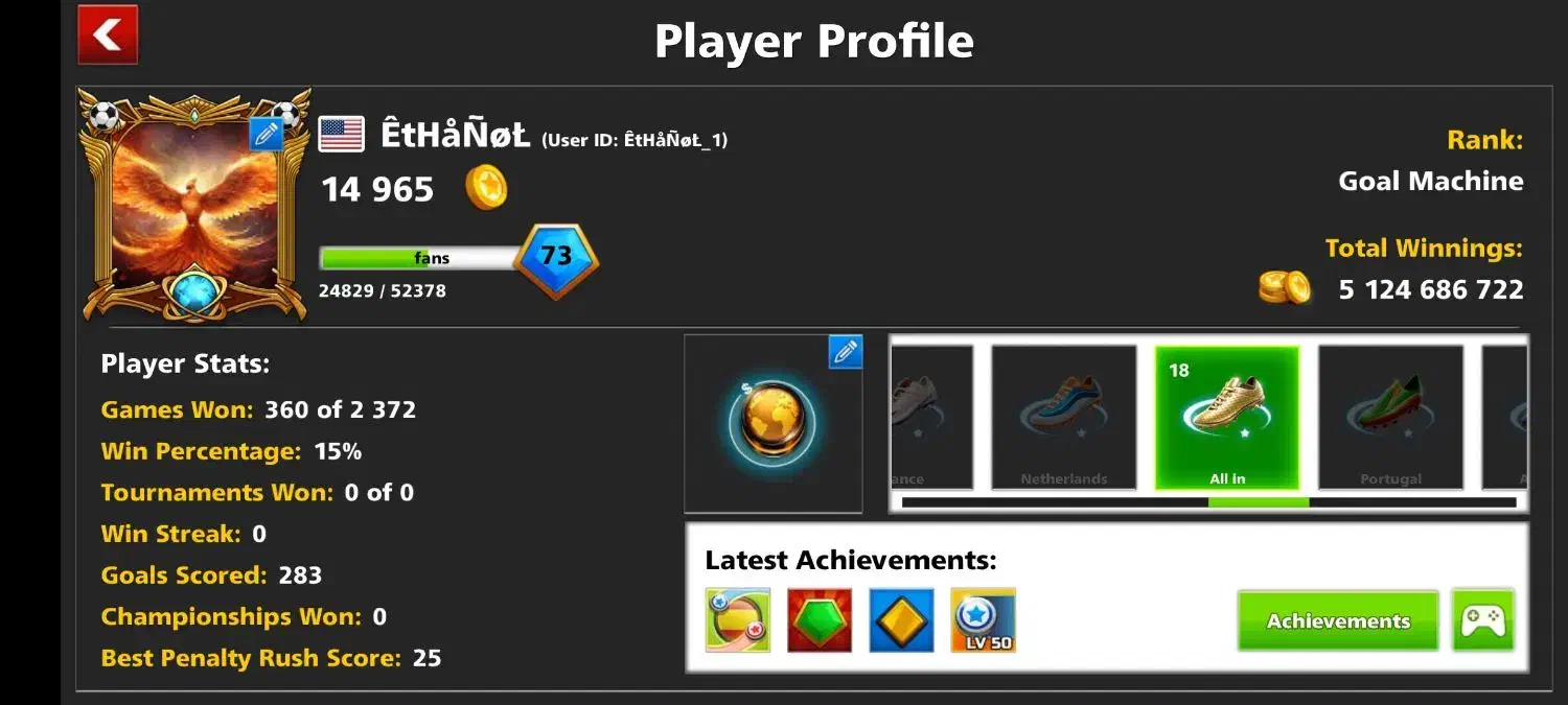 اکانت ساکر استار لول 73|کنسول، بازی ویدئویی و آنلاین|اراک, |دیوار