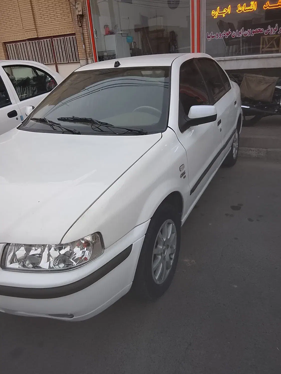 سمند مدل 90 سفید  Lx دوگانه کارخانه|خودرو سواری و وانت|قم, شهرک توانیر|دیوار