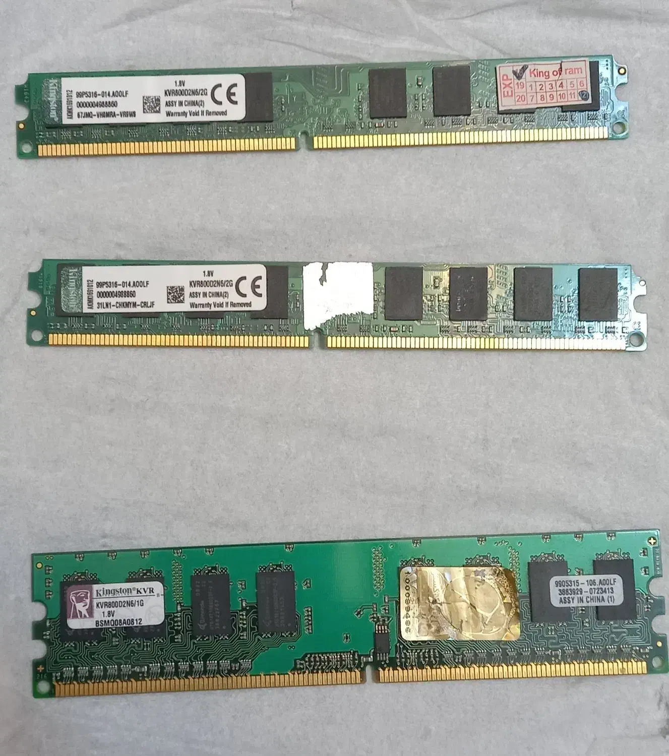 رم ۲ گیگ کینگ استون ddr2|قطعات و لوازم جانبی رایانه|ماهدشت, |دیوار