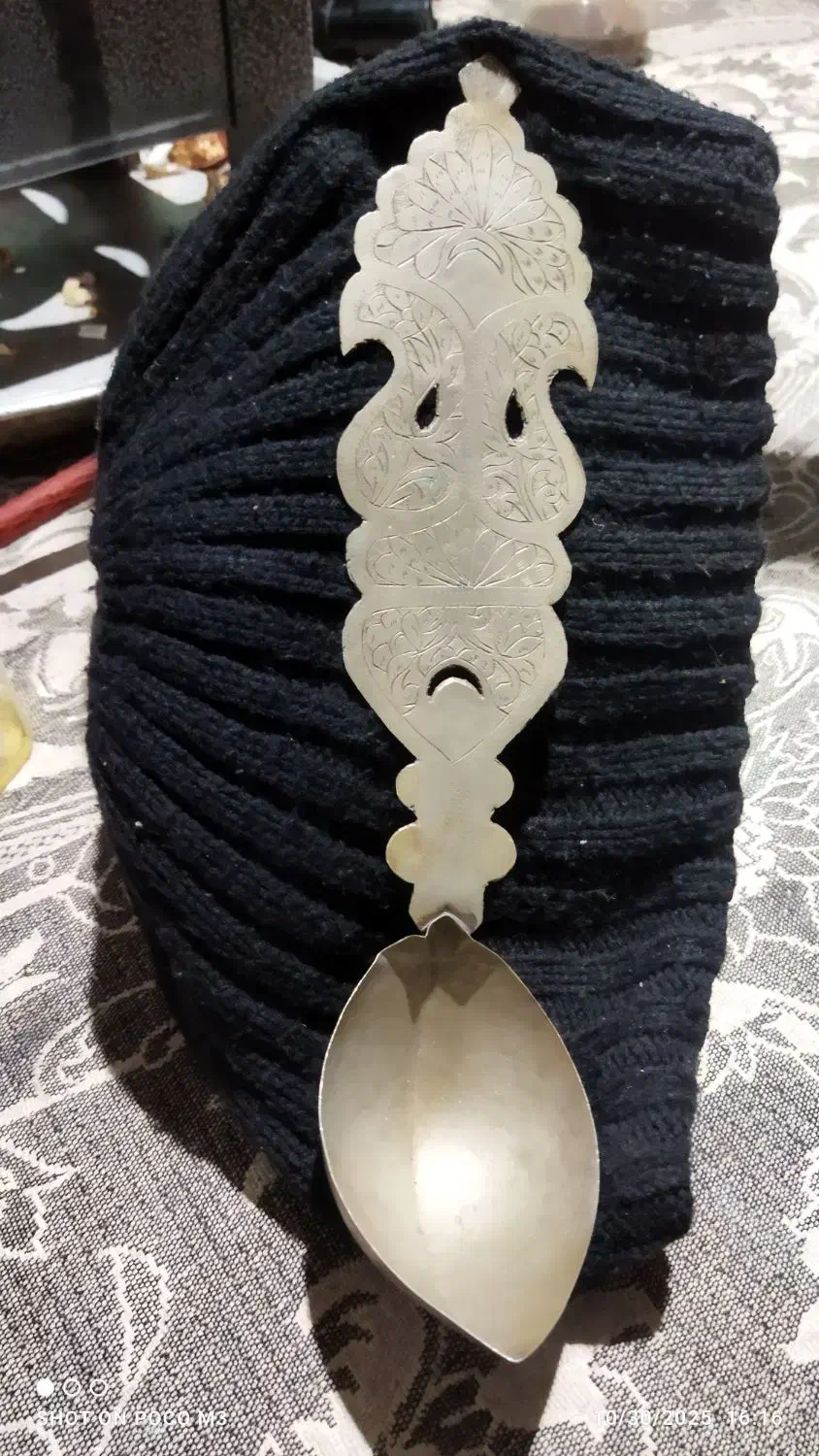 ملاقه قدیمی قلم خورده|کلکسیون اشیاء عتیقه|بندر انزلی, کوی واحدی|دیوار