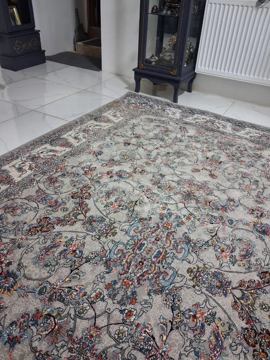 ۴ عدد فرش ۶متری طوسی رنگ|فرش|کرمانشاه, |دیوار