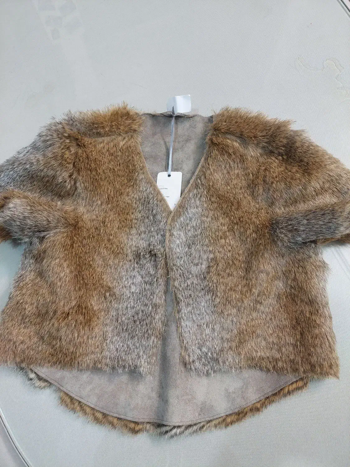 ژاکت کوتاه خزدار خارجی دخترانه سایز s|لباس|پرند, فاز ۲|دیوار