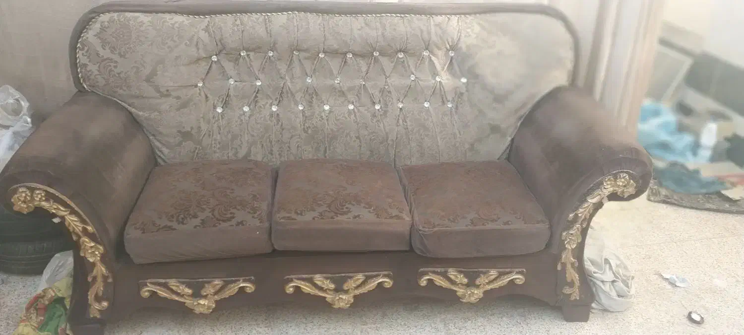 یخچال هوور مبل هفت نفره ماشین لباسشویی هایر ۶کیل|مبلمان خانگی و میز عسلی|شیراز, کوشک میدان|دیوار