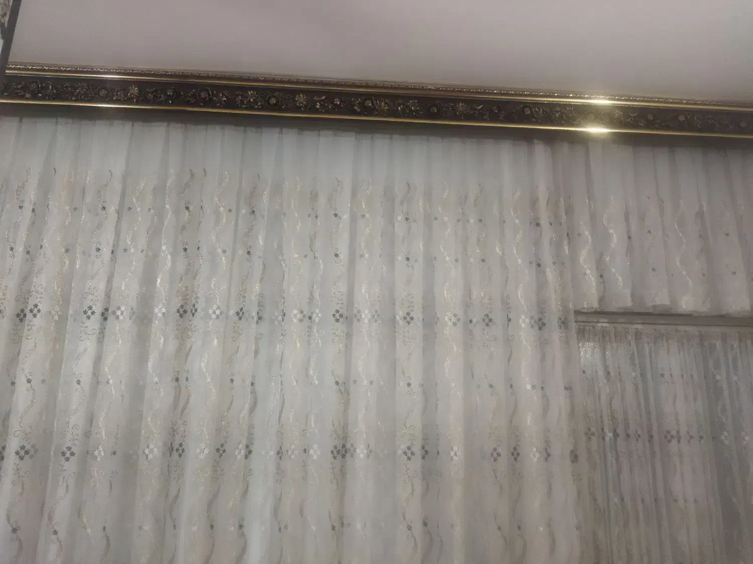 پرده|پرده، رانر، رومیزی|قم, شهرک امام حسن|دیوار