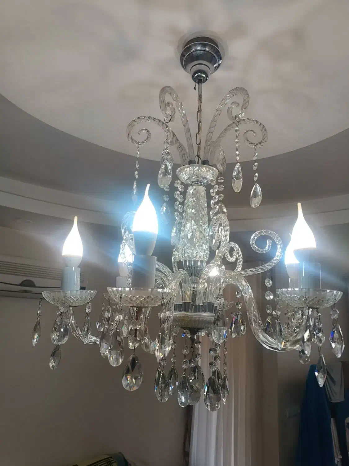 لوستر کریستال|لوستر و چراغ آویز|کرج, گلشهر|دیوار