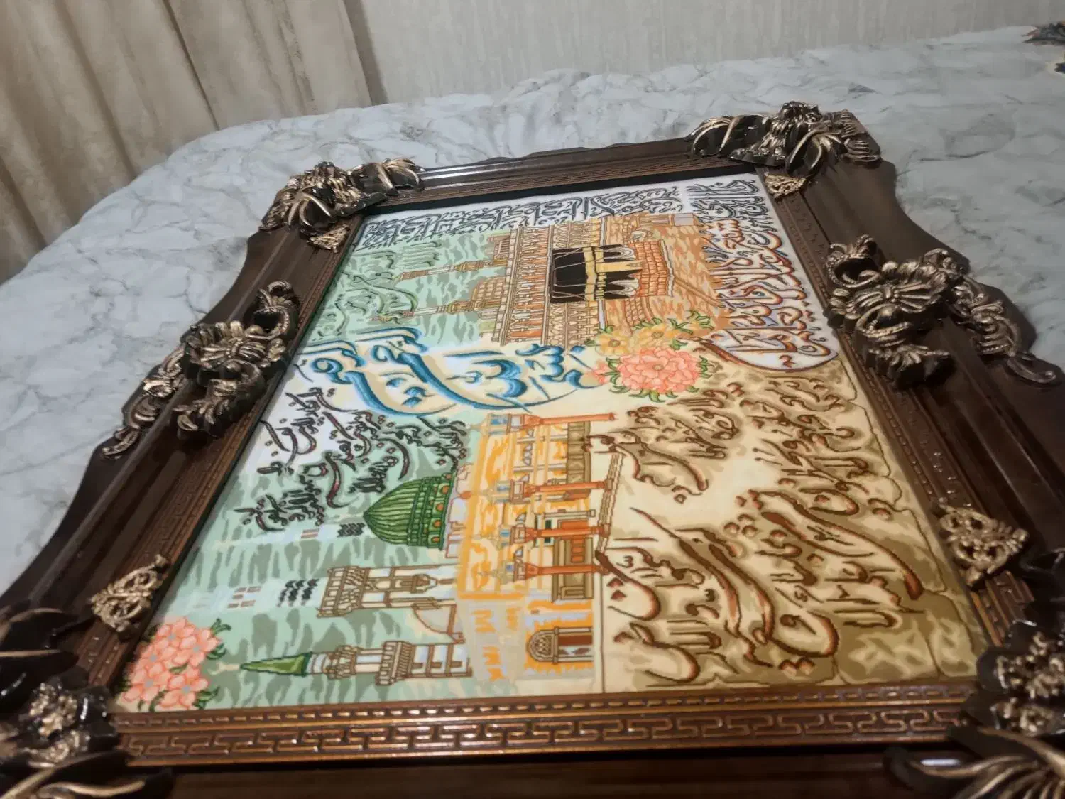 تابلو فرش تزیئنی|تابلو فرش|تهران, زرکش|دیوار