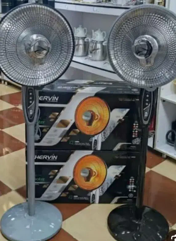 هیتر برقی هیتربرقی طرح پنکه فن دار و بدون فن شروین|بخاری، هیتر، شومینه|شیراز, لشکری‎|دیوار