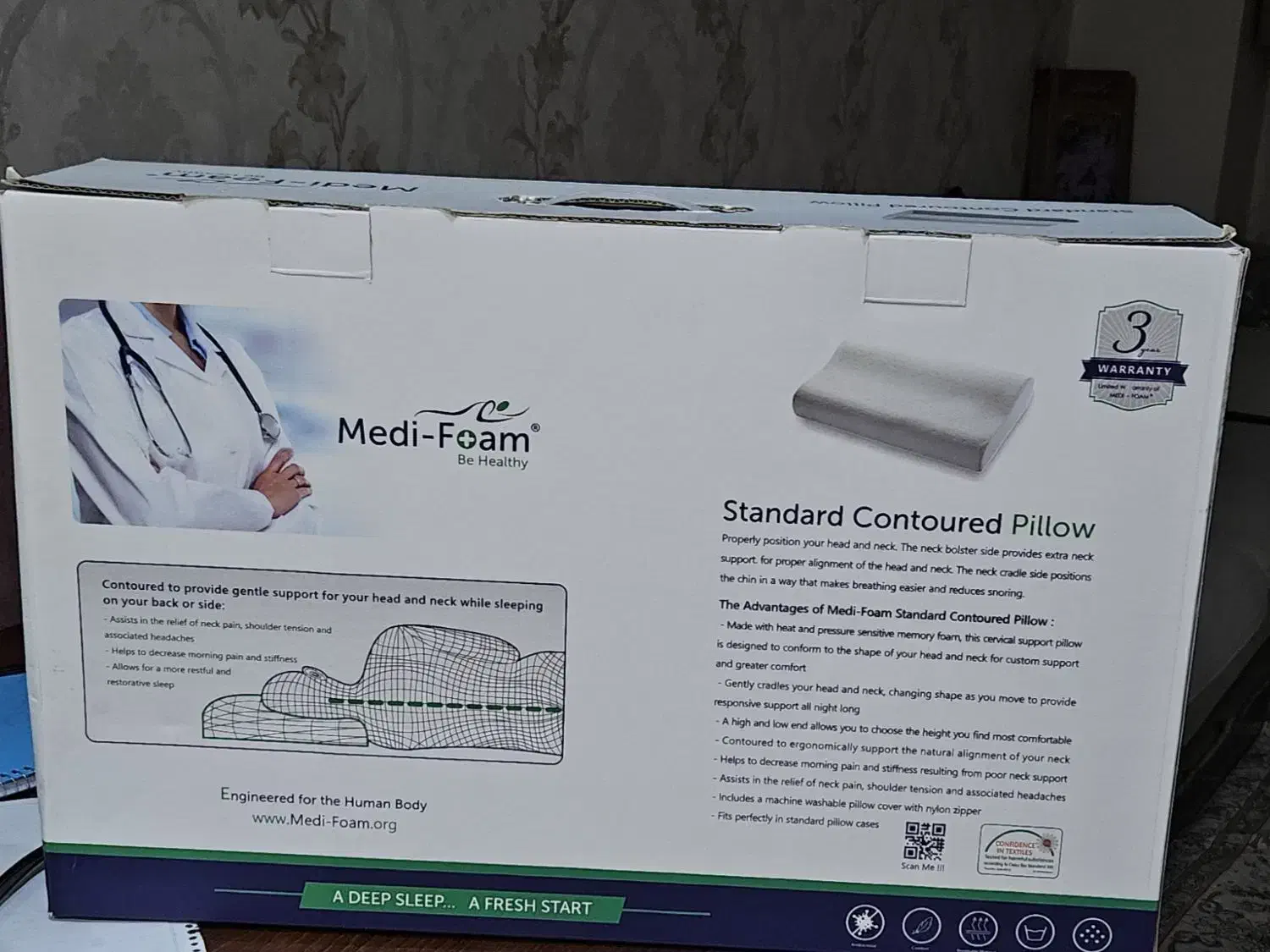 بالشت طبی media foam|رختخواب، بالش، پتو|تهران, امام زاده عبدالله|دیوار